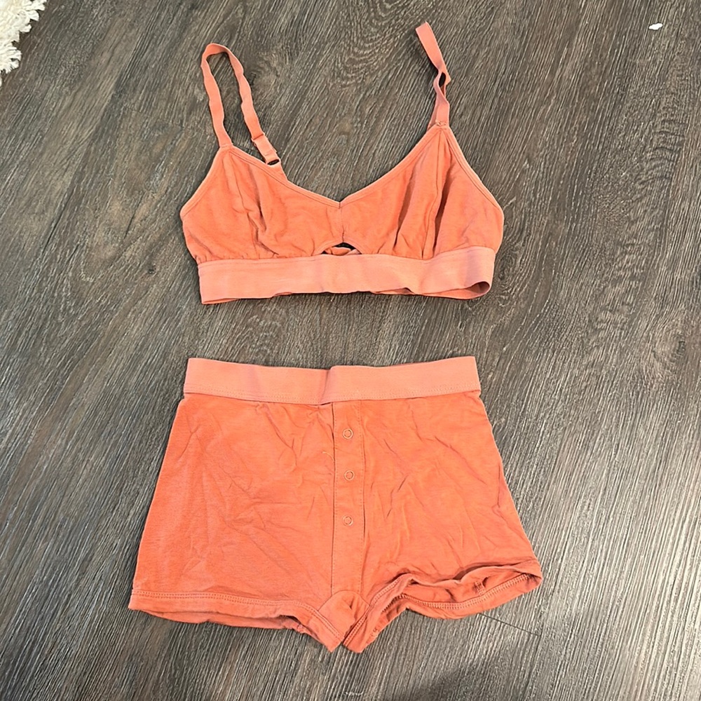 🩲 matching bralette + boxer brief set